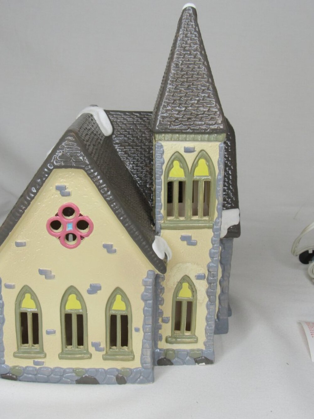 Dept. 56 REDEEMER CHURCH Snow Village House 1988 5127-6 - Picture 5 of 11